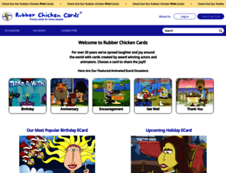 rubberchickencards.com screenshot