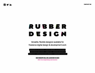 rubberdesign.co.uk screenshot