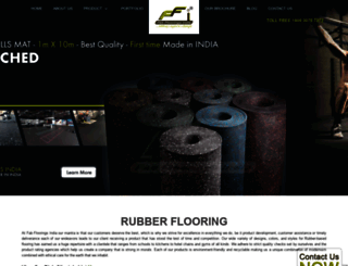rubberfloorings.in screenshot