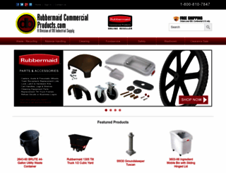 rubbermaidcommercialproducts.com screenshot