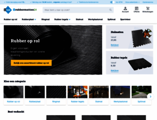 rubbermatten24.nl screenshot