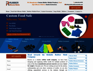 rubbersiliconemolds.com screenshot