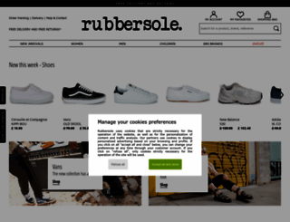 rubbersole.co.uk screenshot