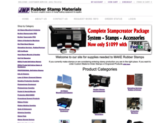 rubberstampmaterials.com screenshot