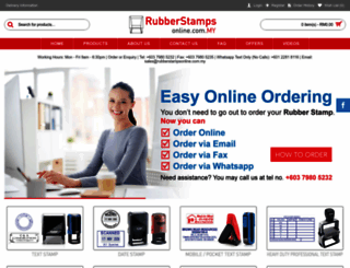 rubberstampsonline.com.my screenshot