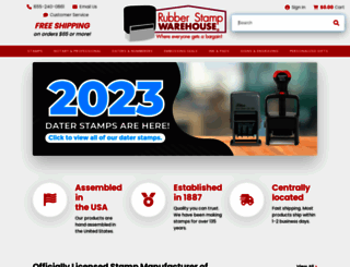 rubberstampwarehouse.com screenshot