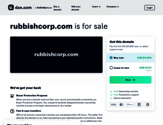 rubbishcorp.com screenshot