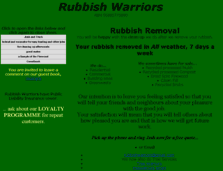 rubbishwarriors.com.au screenshot