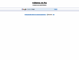 rubena.co.hu screenshot
