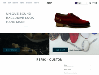 rubensanchezdancewear.com screenshot