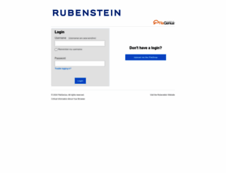 rubenstein.filetransfers.net screenshot