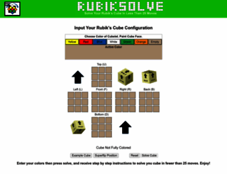 rubiksolve.com screenshot