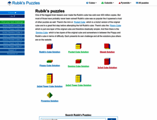 rubikspuzzles.net screenshot