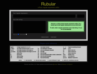 rubular.com screenshot