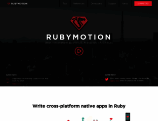 rubymotion.com screenshot