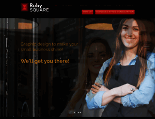 rubysquaredesign.com screenshot