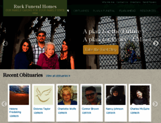 ruckfuneralhomes.com screenshot