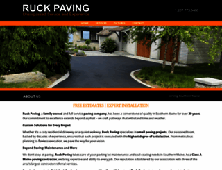 ruckpaving.com screenshot