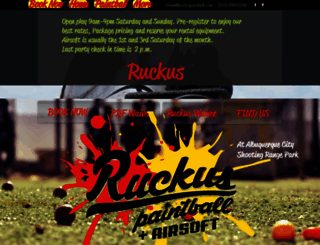 ruckusairsoft.com screenshot