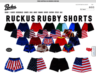 ruckusrugby.com screenshot