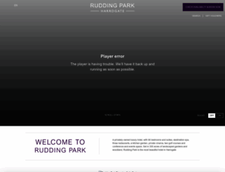 ruddingpark.co.uk screenshot