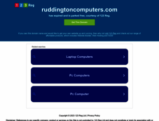 ruddingtoncomputers.com screenshot