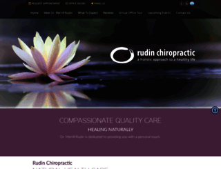 rudinchiropractic.com screenshot