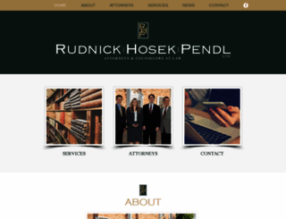 rudnickhosek.com screenshot