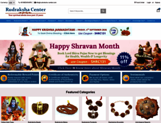 rudraksha-center.com screenshot
