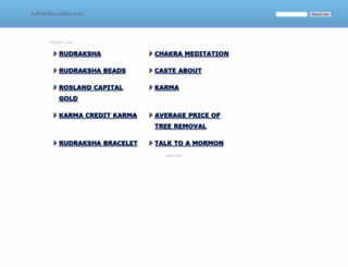 rudraksha-centre.com screenshot