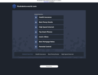 rudraksha-world.com screenshot