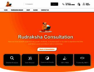 rudrakshalovers.com screenshot