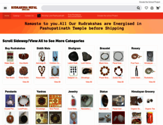rudrakshanepal.com screenshot