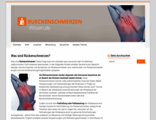 rueckenschmerzen-wissen.de screenshot