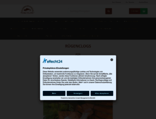 ruegenclogs.de screenshot