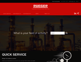 rueger.com screenshot