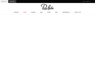 ruelala.com screenshot