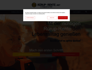 ruerup-rente.net screenshot