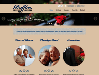 rufflesfunerals.com.au screenshot