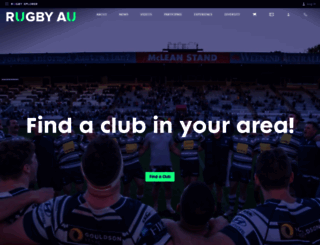 rugbyau.com screenshot