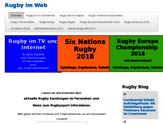 rugbyimweb.de screenshot