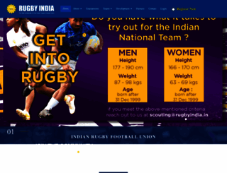 rugbyindia.in screenshot