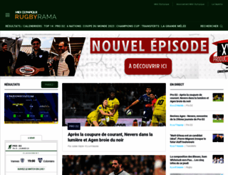 rugbyrama.eurosport.fr screenshot