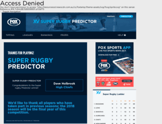 rugbytipping.foxsports.com.au screenshot