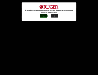 ruger.com screenshot