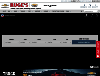 rugeschevrolet.com screenshot