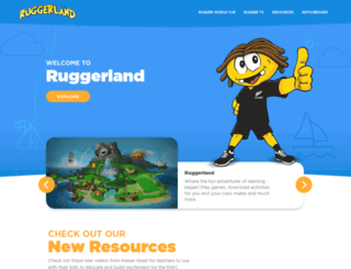 ruggerland.co.nz screenshot