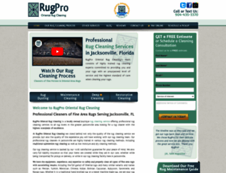 rugprocleaning.com screenshot