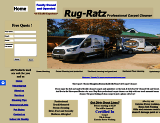 rugratzcarpetcleaner.com screenshot