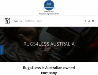 rugs4less.com.au screenshot